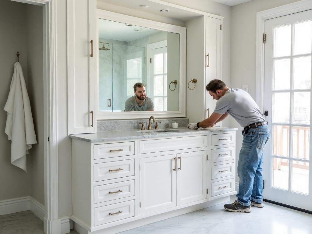 Kitchen remodeling project in Wilmington NC - Bathroom Vanity Installation in Wilmington NC: Complete Guide & Expert Services by Swanson Construction